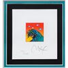 Image 2 : Peter Max- Original Lithograph "The Great Wave with Doves (Mini)"