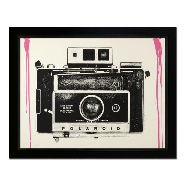 Mr. Brainwash, "It's Your Birthday (Pink)" Framed Limited Edition Silk Screen. Hand Signed and Numbe