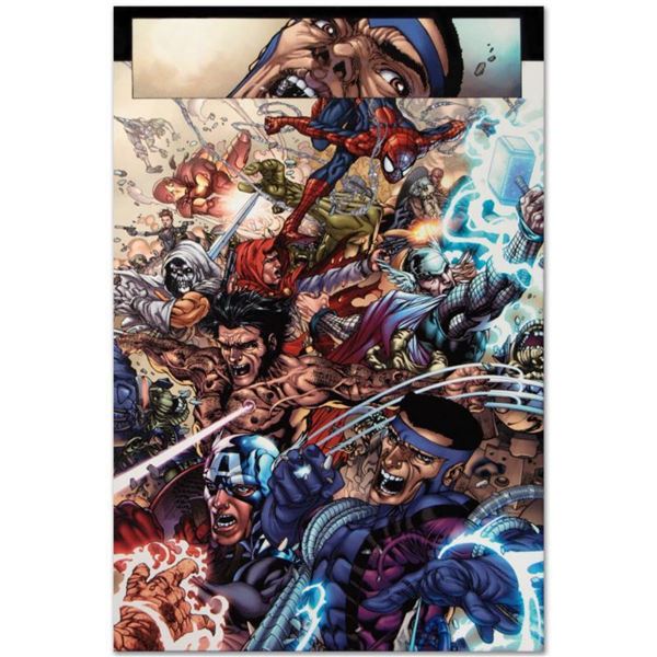 Marvel Comics "Avengers: The Initiative #19" Numbered Limited Edition Giclee on Canvas by Harvey Tol
