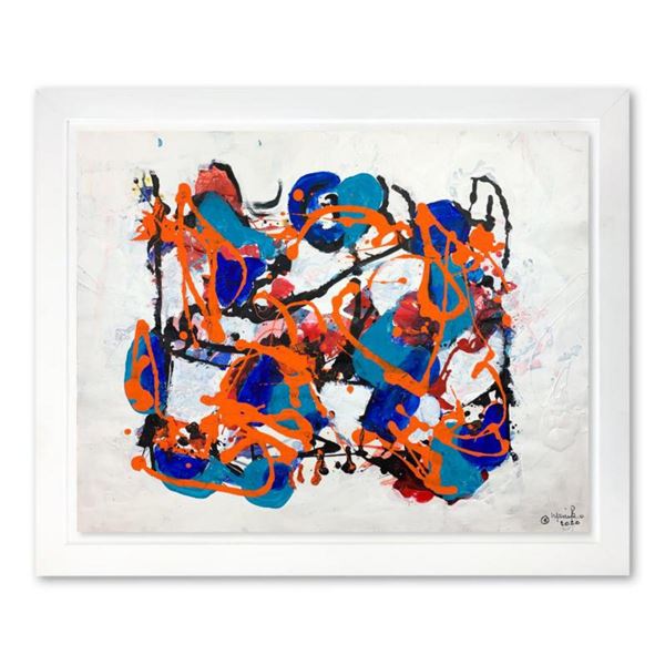 Jenik Cook, Framed Original Acrylic Painting, Hand Signed, Letter of Authenticity.