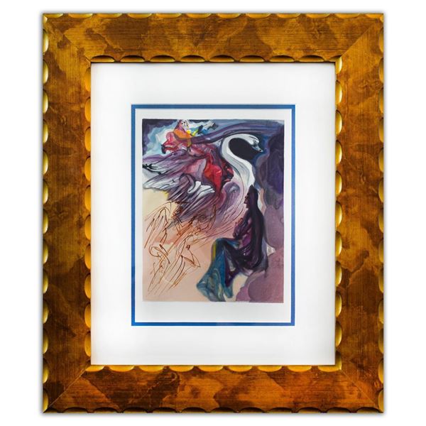 Salvador Dali- Original Color Woodcut on B.F.K. Rives Paper "Paradise 19"