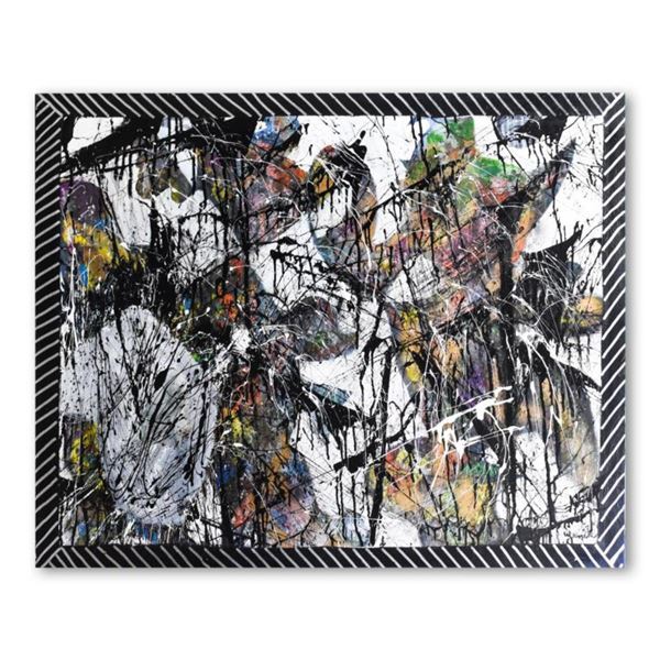 Jenik Cook, Original Acrylic Painting on Canvas (60" x 48"), Hand Singed with Letter of Authenticity