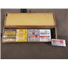 Image 1 : Collector Winchester 22 Shells 9 boxes of 50 - Wood box does not go with shells