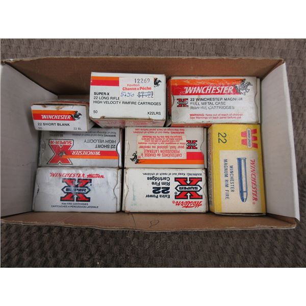 Collector Winchester 22 Shells 8 boxes of 50