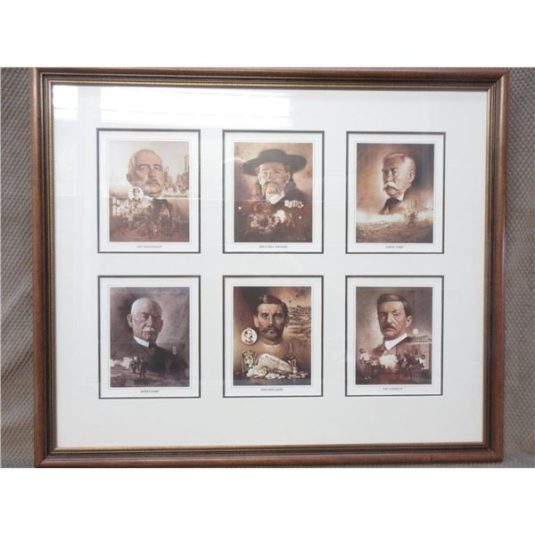 The Gunfighters: Lawmen of the Old West Framed Picture