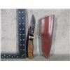 Image 1 : Lay Knife made by Bob Lay of British Columbia with Sheath