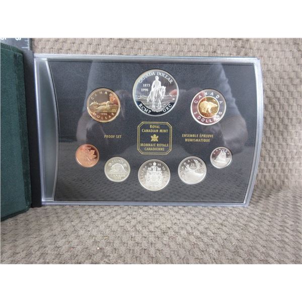 1998 - 8 Coin Proof Set with RCMP Coin