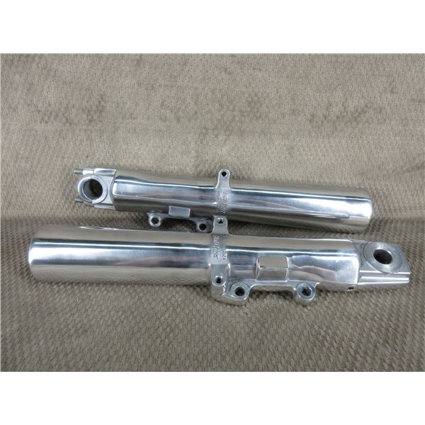 Harley 2000-13 Lower Forks & Bells - Chrome - Used