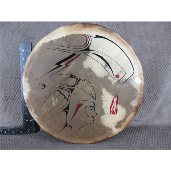 Indigenous Hand Drum - Animal Skin