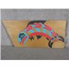 Image 1 : Indigenous Carved Spring Salmon on Red Cedar