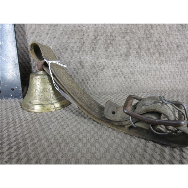 Swiss Cow Bell 1878 Saignelegier Chiantel Fondeur 3 3/16"