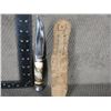 Image 2 : Baron Solingen Germany Knife with Sheath - Used