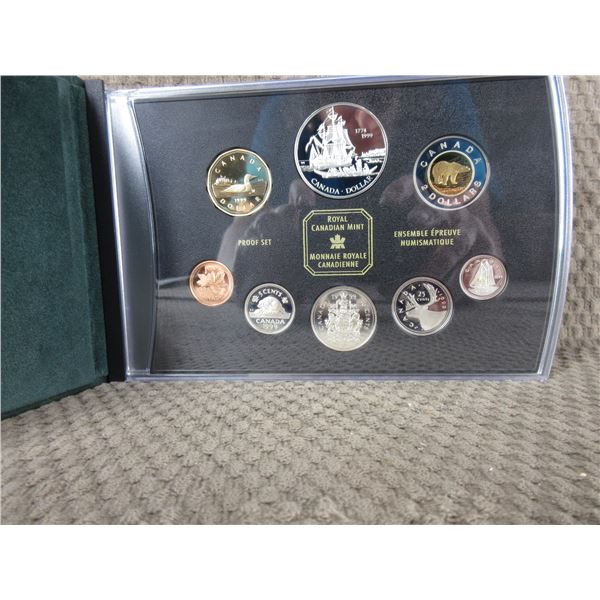 1999 - 8 Coin Proof Set with Voyage of Juan Perez Coin