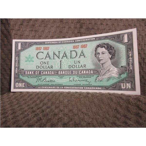 1867 1967 Canadian Centenial Dollar