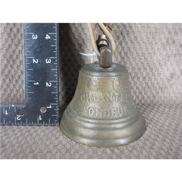 Swiss Cow Bell 1878 Saignelegier Chiantel Fondeur 3 7/8"