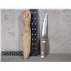 Image 2 : Baron Solingen Germany Knife with Sheath - Used