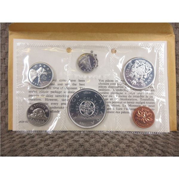 1964 Uncirculated Canadian 6 Coin Set