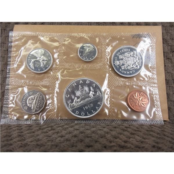 1962 Uncirculated Canadian 6 Coin Set