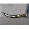 Image 4 : Kirpan Type Knife - Wood Sheath with Mother of Pearl
