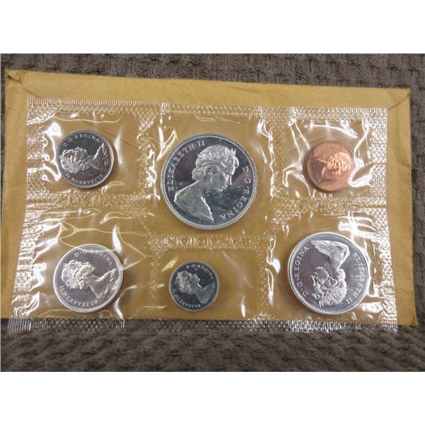 1966 Uncirculated Canadian 6 Coin Set