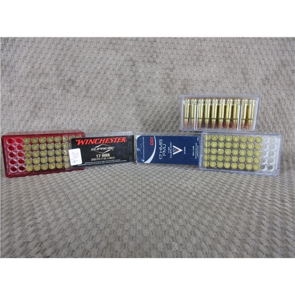 17 HMR - 1 Box of 50, 1 Box of 40, 1 box of 40
