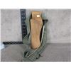Image 1 : Left Hand Holster Suede Leather and Cloth Belt