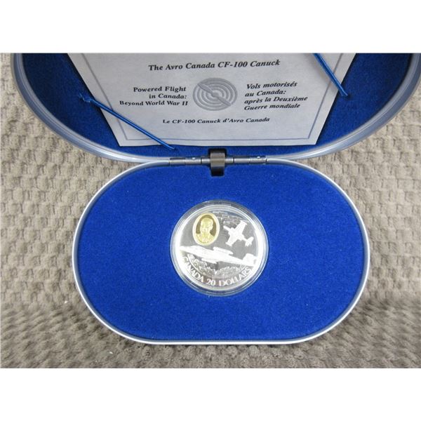 The Avro Canada CF-100 Canuck 20 Dollar Coin