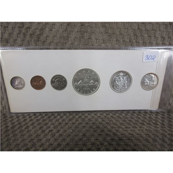 1959 Uncirculated Canadian 6 Coin Set