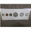 Image 1 : 1959 Uncirculated Canadian 6 Coin Set