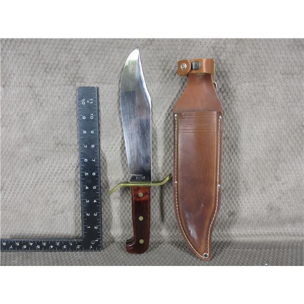 Western USA Model W49 Bowie Knife & Sheath - Used