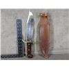 Image 2 : Western USA Model W49 Bowie Knife & Sheath - Used
