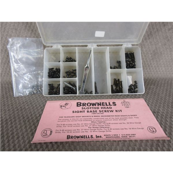 Brownells Slotted Head Sight Base Screw Kit