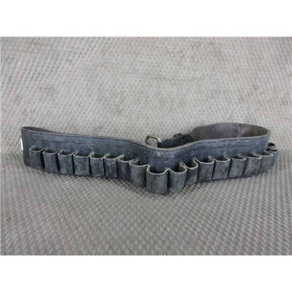 12 Gauge Shotgun Shell Leather Belt - 36 Inch