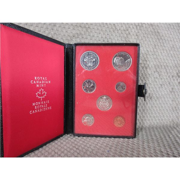1989 Canada Double Dollar 7-Coin Proof Set in Case
