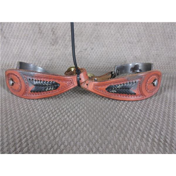 Western Spurs with Straps