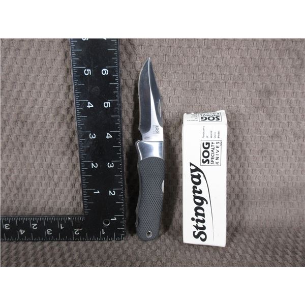SOG Stingray Folding Knife - Used as blade edge is dull