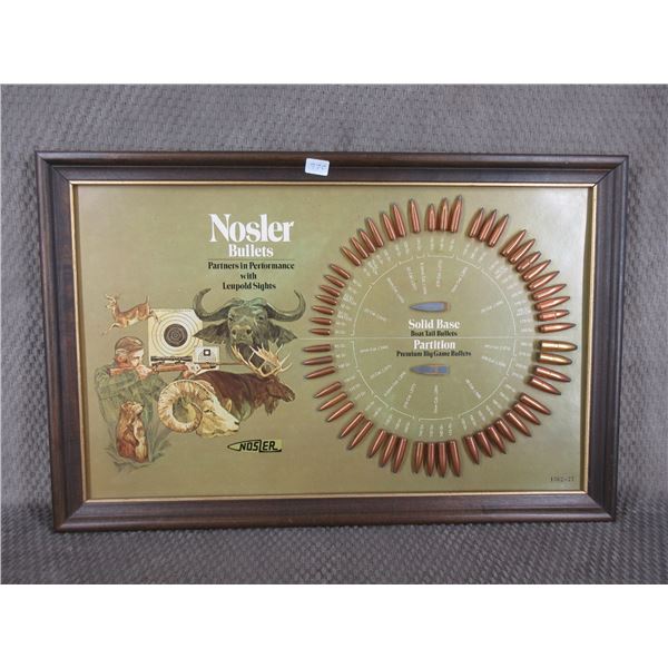 1977 Nosler Bullet Board Display # 1362-77