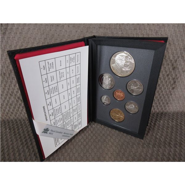 1989 Canada Double Dollar 7-Coin Proof Set in Case