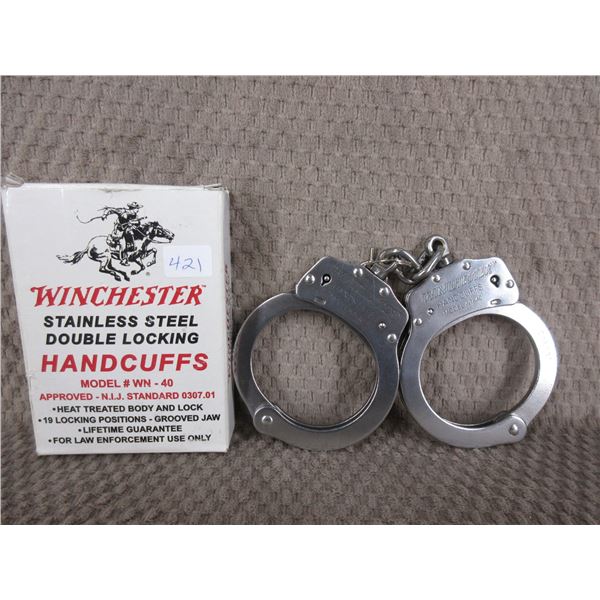 Winchester Handcuffs Model # WN-40 - Appear Unused