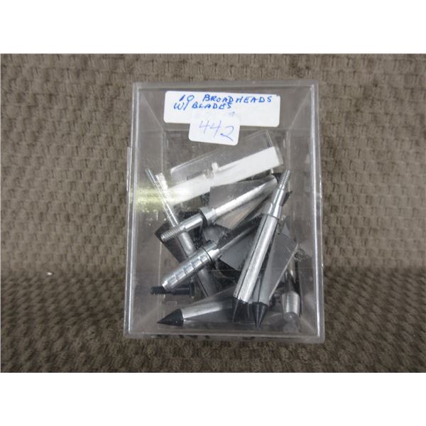 10 Broadheads with Blades