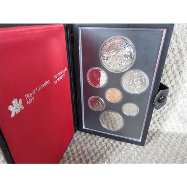 1980 Canada Double Dollar 7-Coin Proof Set in Case