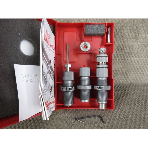 9MM Luger/9X21 Hornady 3 Die Set with Shell Holder