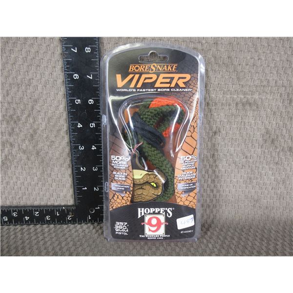 New - Hoppe's 9 Bore Snake 357/380/9MM Pistol