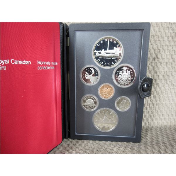 1984 Canada Double Dollar 7-Coin Proof Set in Case