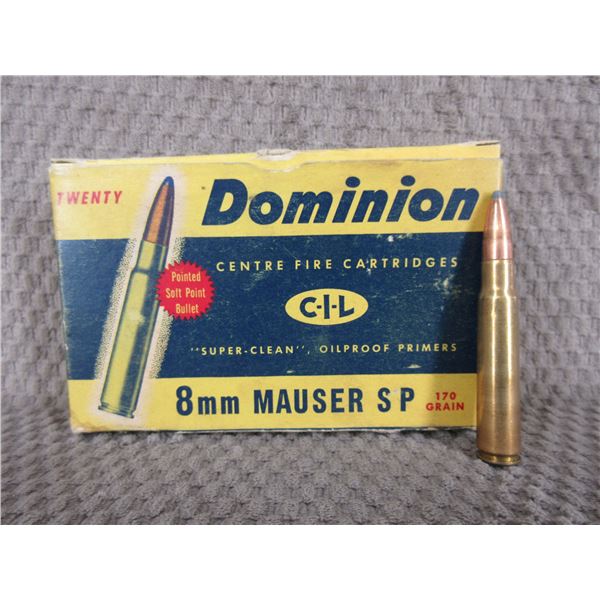 8mm Mauser Dominion Collector Box of  20