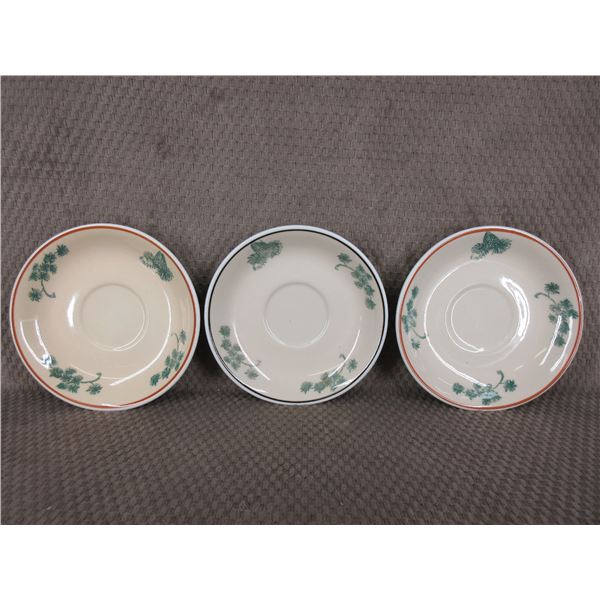 Mountain Trails Western Canadian Art - 3 Saucers