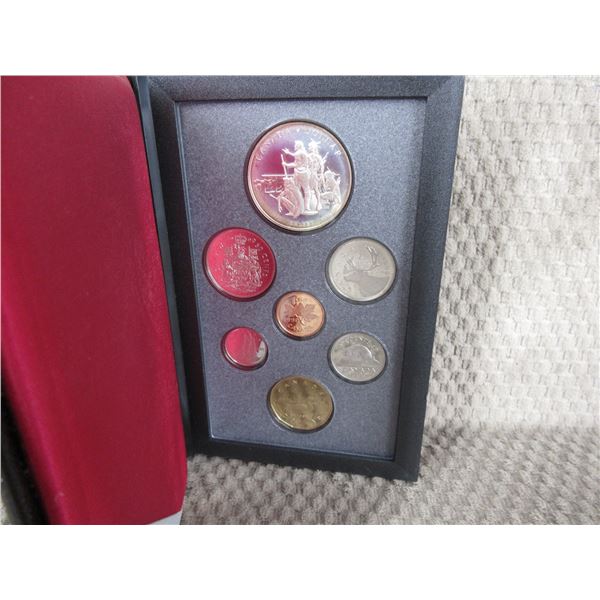 1990 Canada Double Dollar 7-Coin Proof Set in Case
