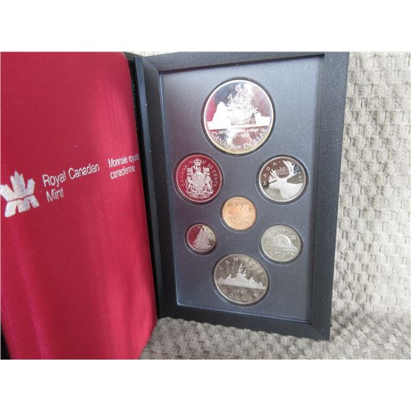 1987 Canada Double Dollar 7-Coin Proof Set in Case