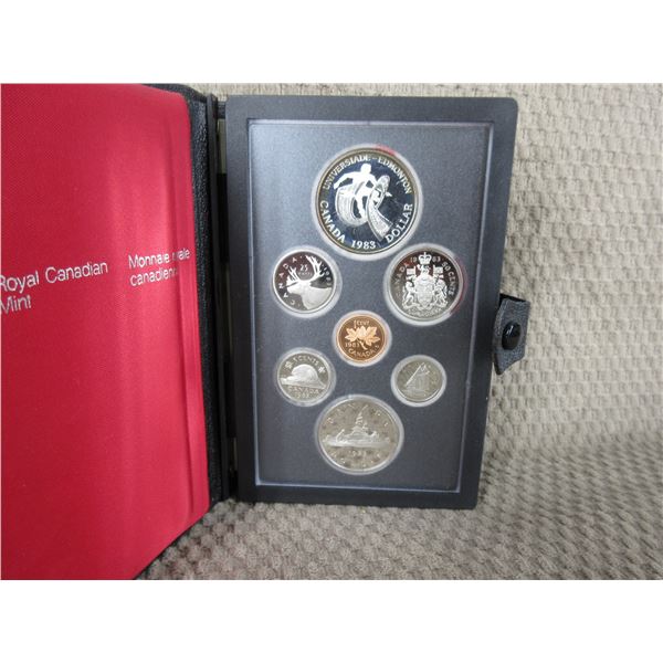 1983 Canada Double Dollar 7-Coin Proof Set in Case