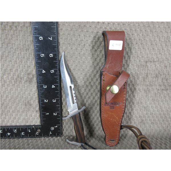 Rambo III Mini Knife with Sheath - Surgical Steel Japan